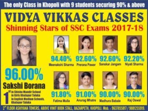 Vidya Vikas Classes Banners & Pamphlate